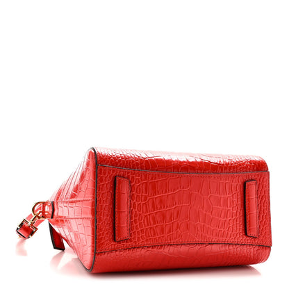 Mini Calfskin Handbag - Red