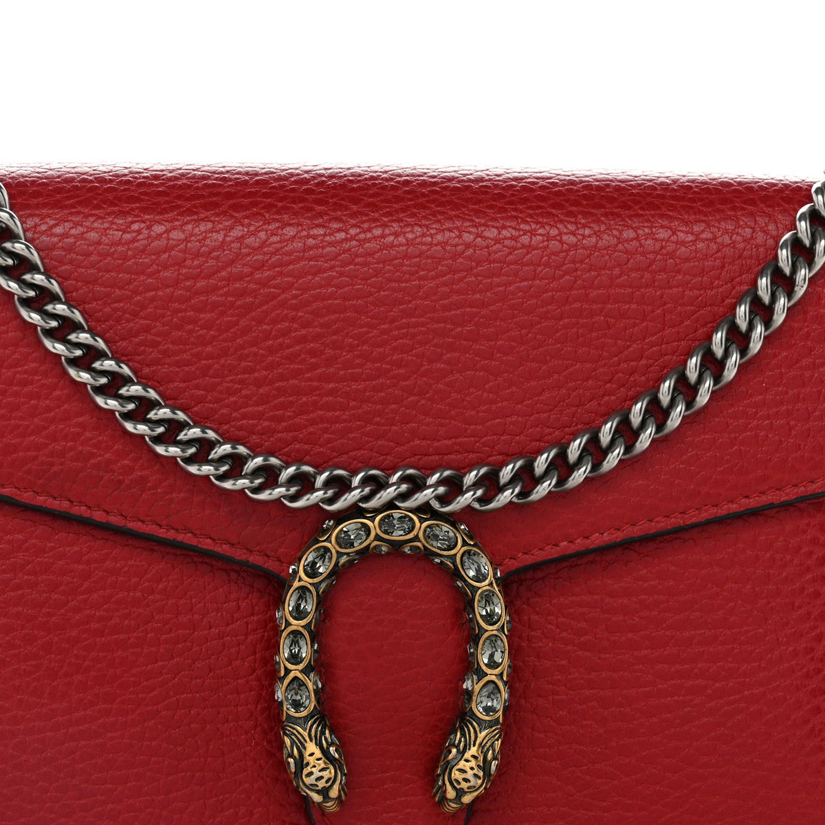 Mini Calfskin Wallet Bag - Red
