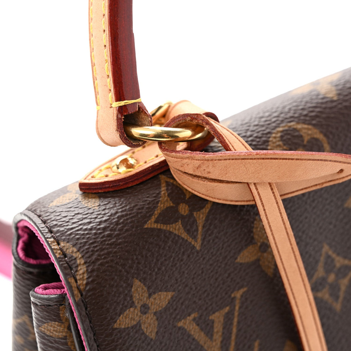 Monogram Cluny Bb Bordeaux Fuchsia Handbag