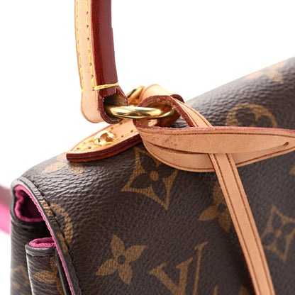 Monogram Cluny Bb Bordeaux Fuchsia Handbag