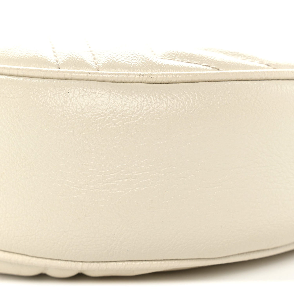 Mini Calfskin Shoulder Bag - White