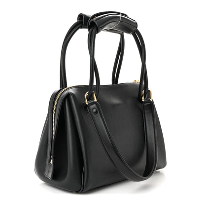 Small Calfskin Handbag - Black