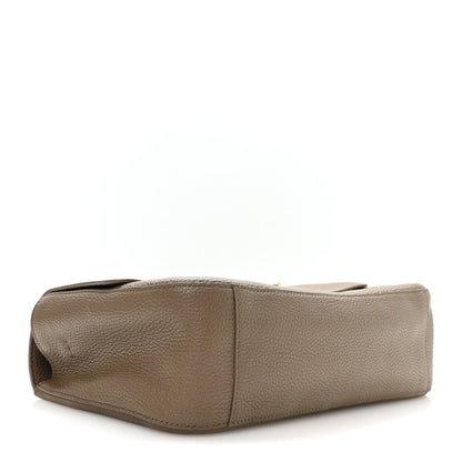 Small Calfskin Flap Shoulder Bag