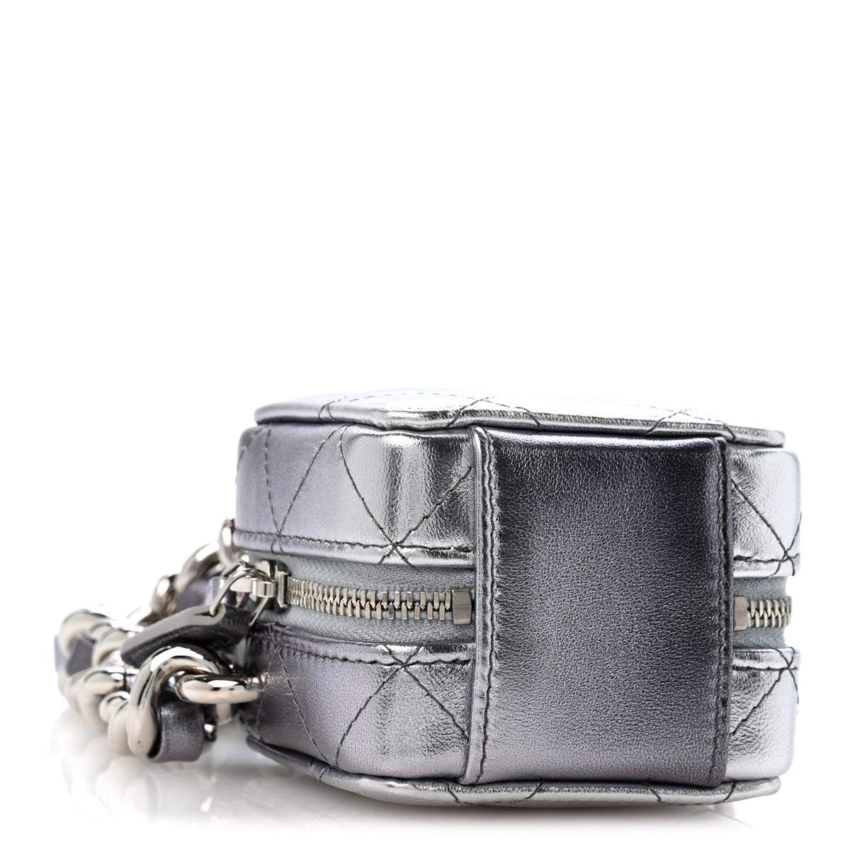 Quilted Lambskin Clutch Bag - Black