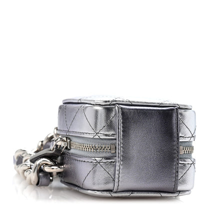 Quilted Lambskin Clutch Bag - Black