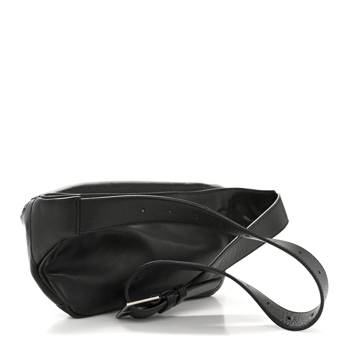 Calfskin Belt Bag - Black