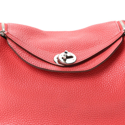 Taurillon Clemence Lindy 26 Rose Jaipur Handbag