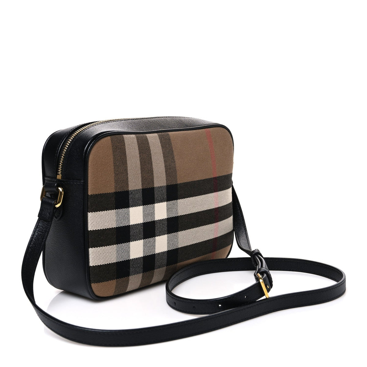 Large Calfskin Crossbody Bag - Black