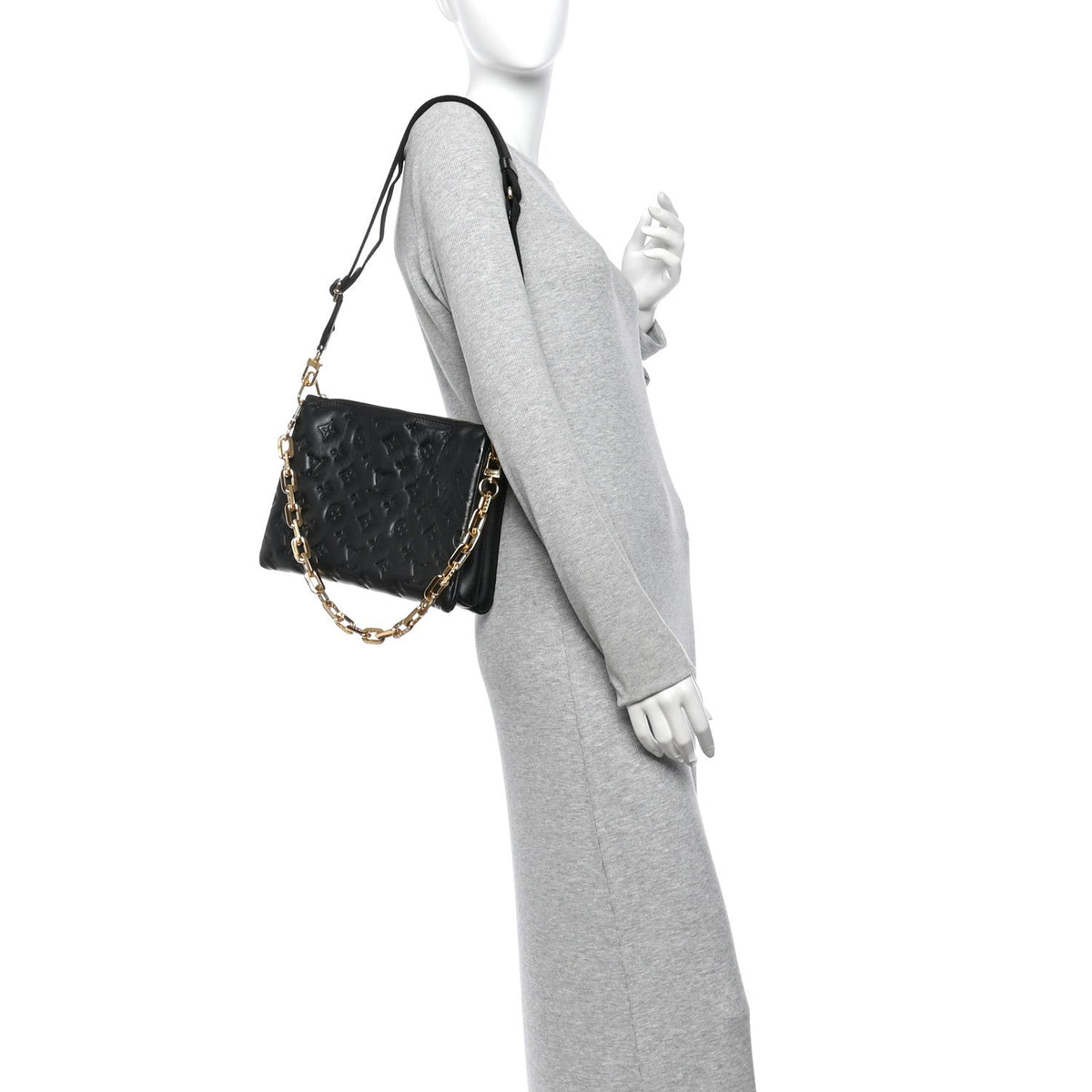 Lambskin Handbag - Black