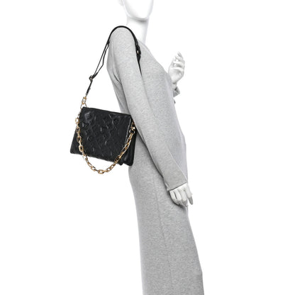 Lambskin Handbag - Black