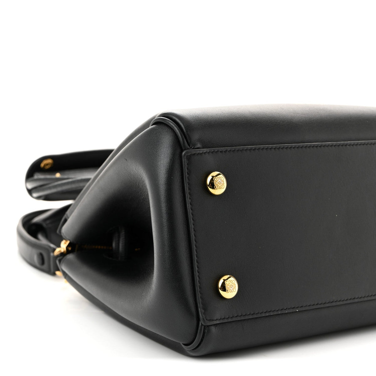 Small Calfskin Handbag - Black