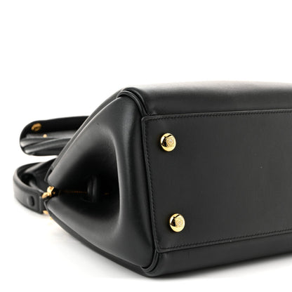 Small Calfskin Handbag - Black