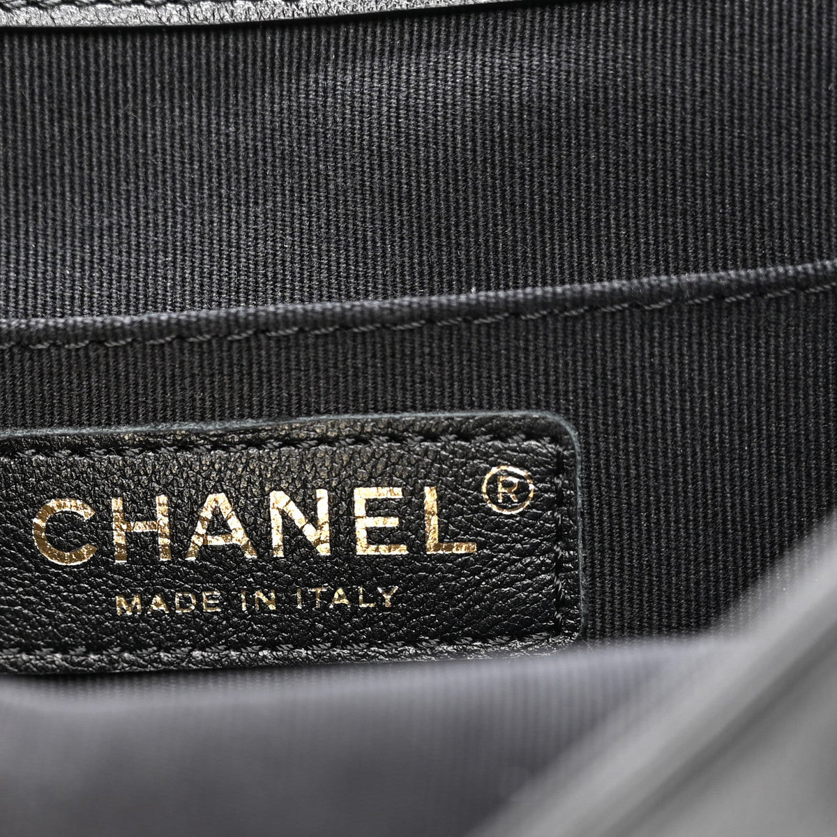 Medium Quilted Caviar Backpack - Black