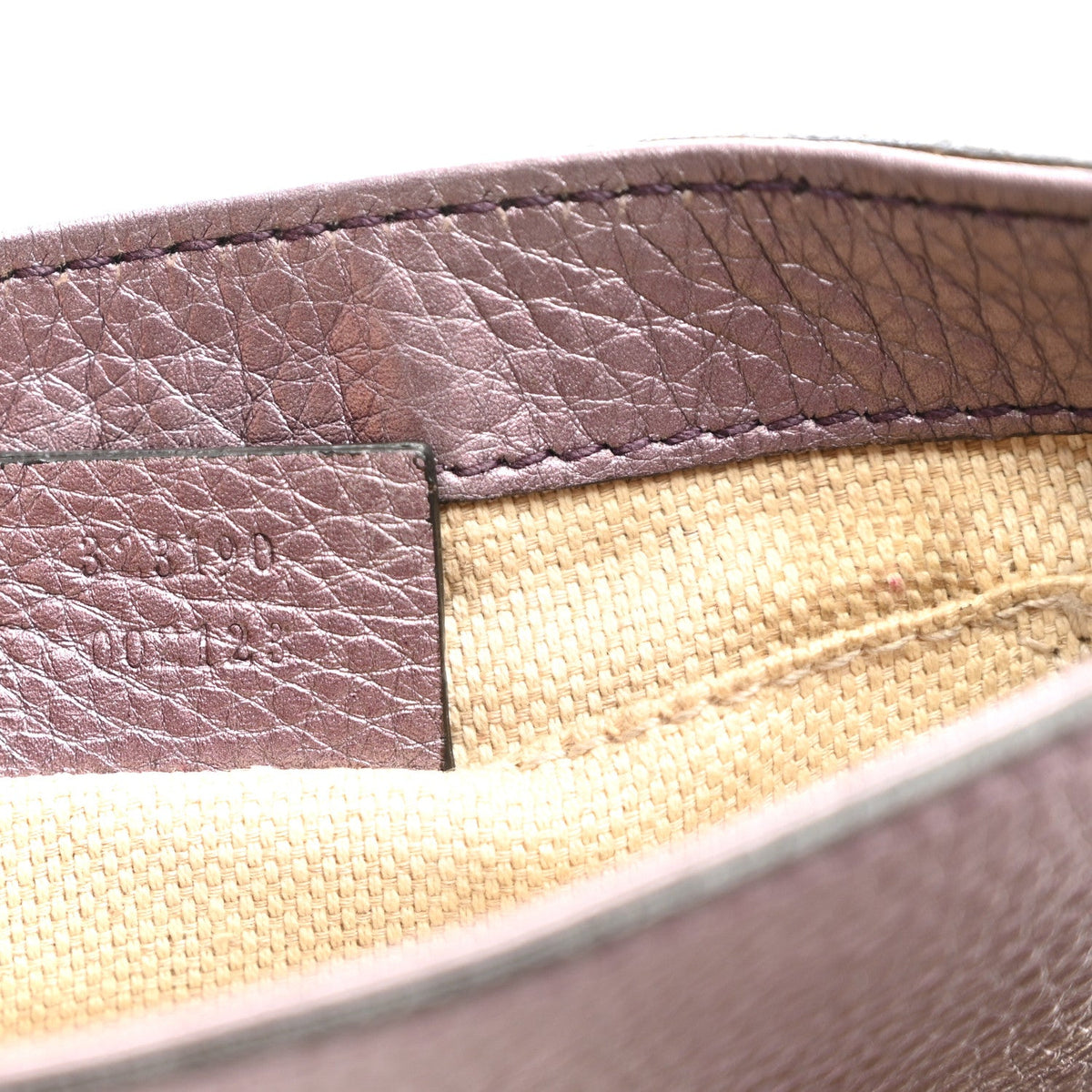 Small Calfskin Crossbody Bag - Purple