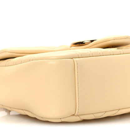 Medium Lambskin Shoulder Bag - Yellow