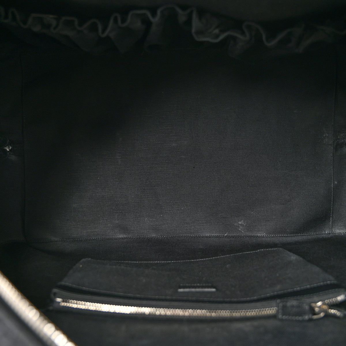 Large Calfskin Handbag - Black