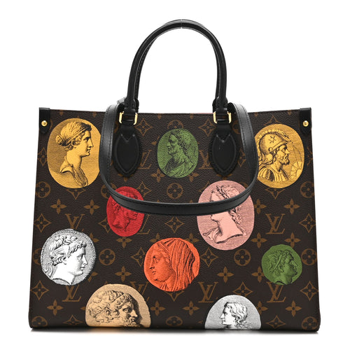 X Fornasetti Monogram Cameo Onthego Mm Handbag