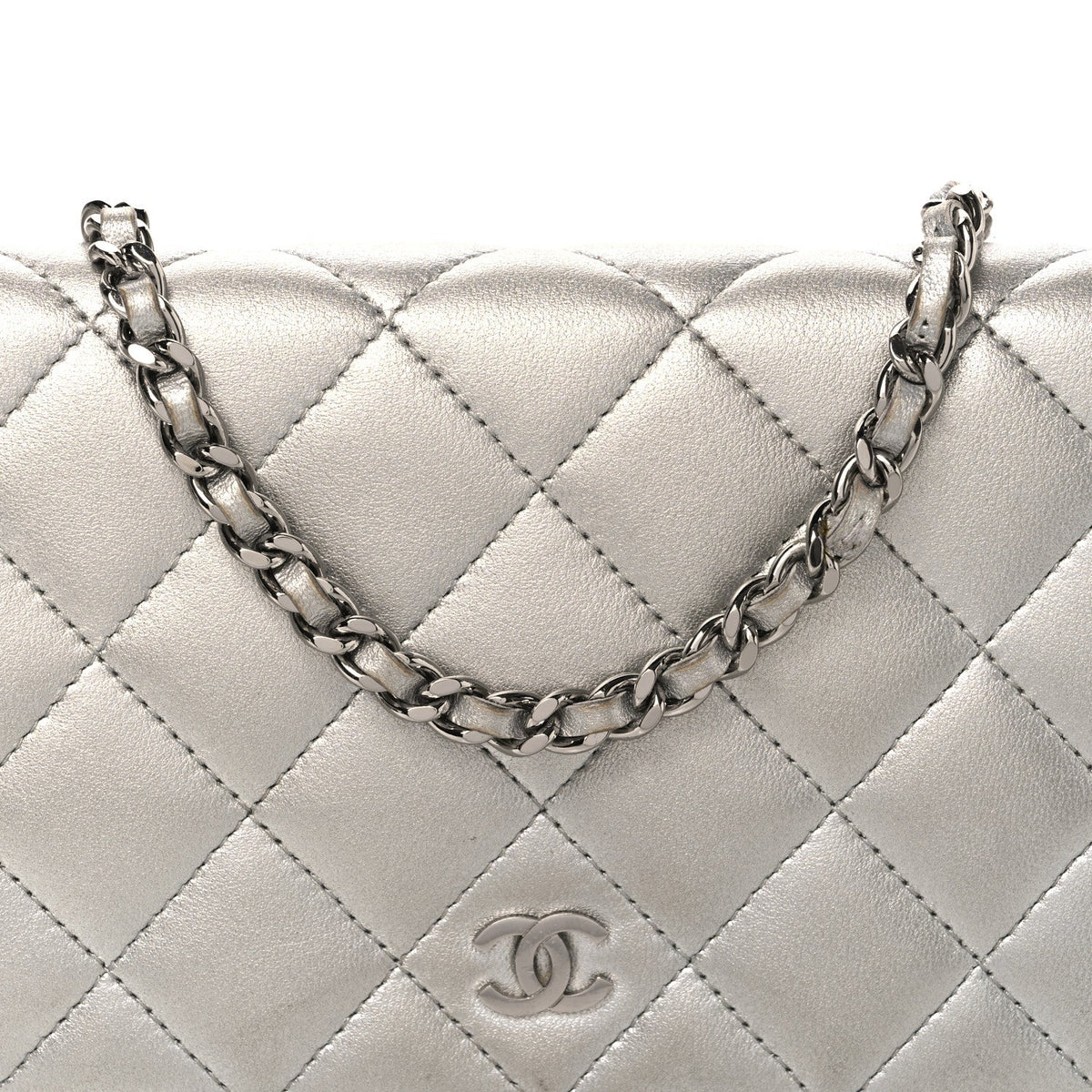 Quilted Lambskin Wallet Bag