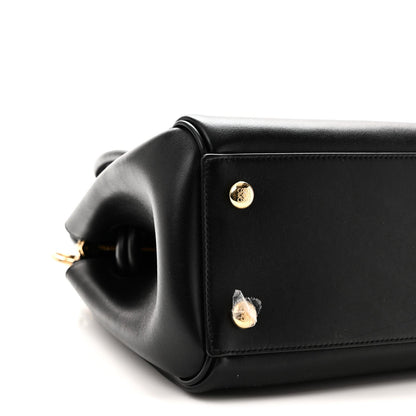 Small Calfskin Handbag - Black