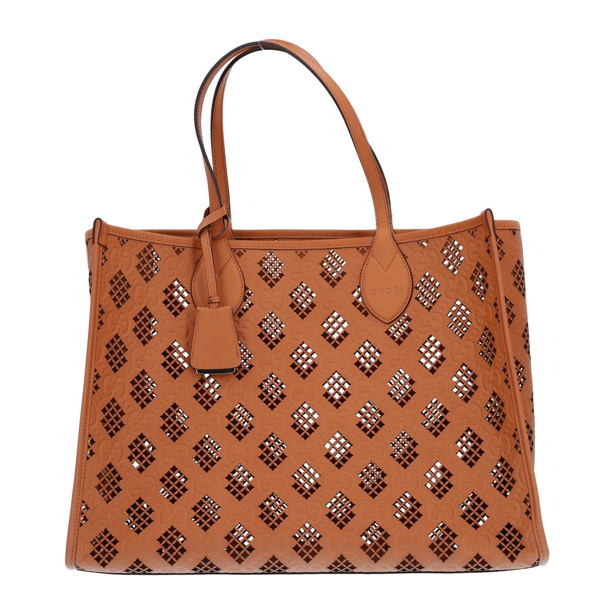 Medium Calfskin Tote Bag - Brown