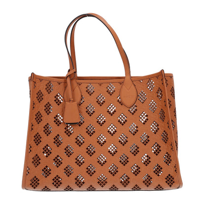 Medium Calfskin Tote Bag - Brown