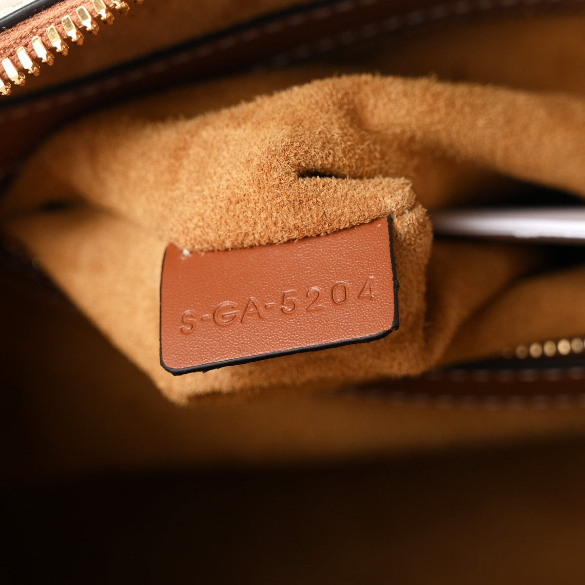 Large Calfskin Suede Handbag