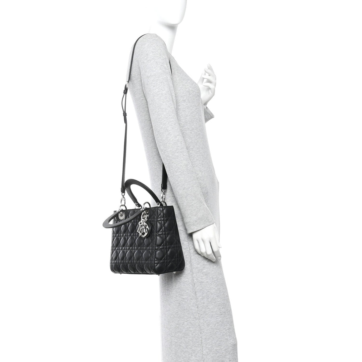 Medium Calfskin Handbag - Black