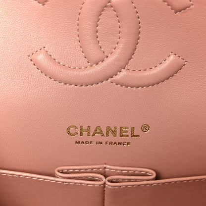 Medium Quilted Flap Shoulder Bag - Pink