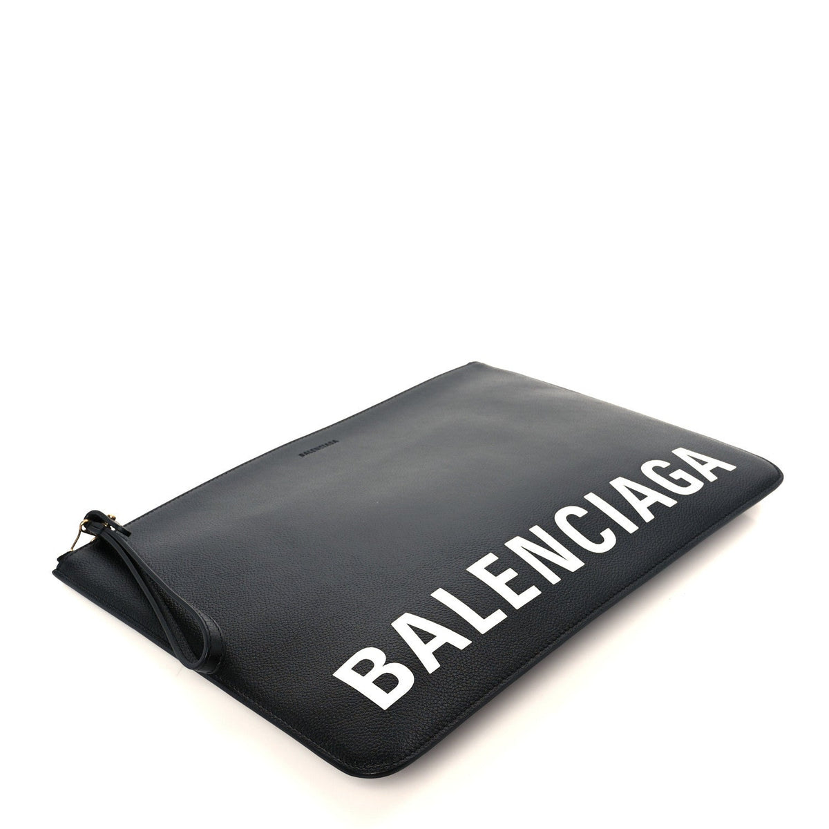 Large Calfskin Pouch - Black