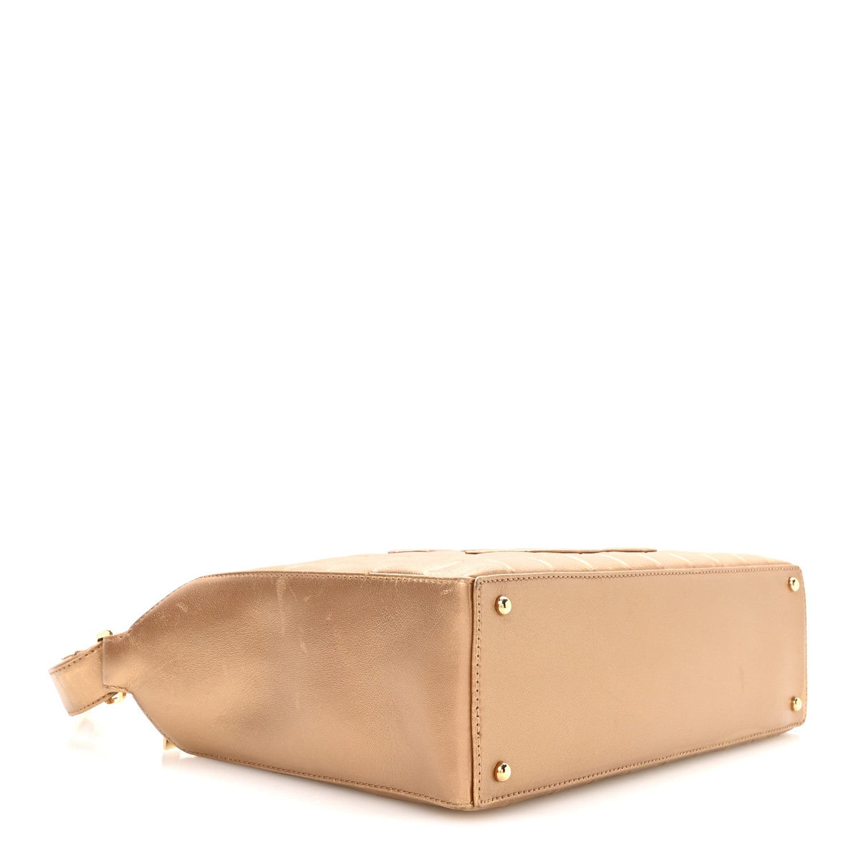 Medium Quilted Lambskin Shoulder Bag - Chocolate