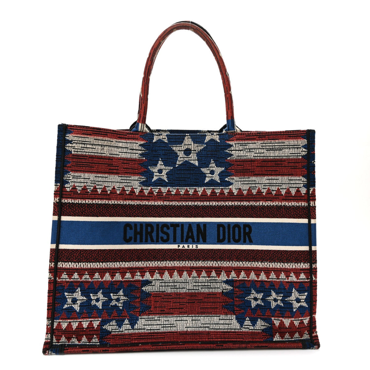 Large Canvas Tote Bag - Red