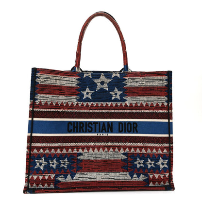 Large Canvas Tote Bag - Red