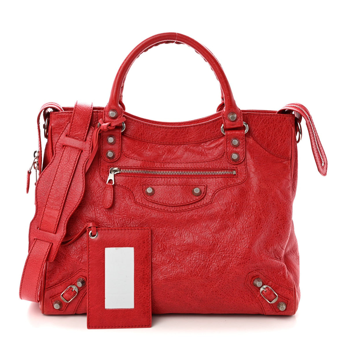 Agneau Giant 12 Silver Hardware Velo Coq Handbag