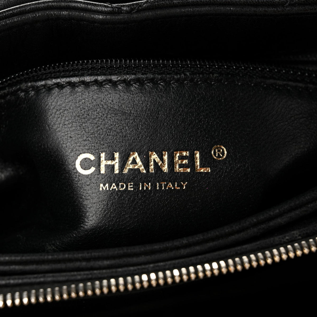 Medium Calfskin Flap Shoulder Bag - Black