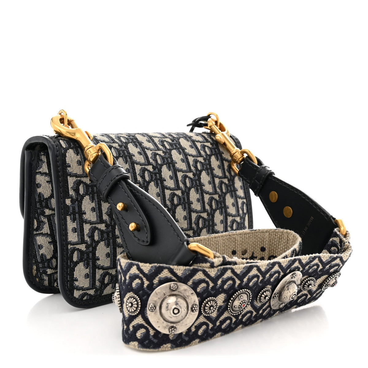 Small Flap Shoulder Bag - Blue