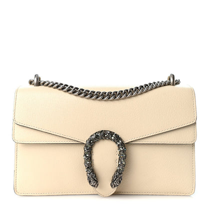 Small Calfskin Shoulder Bag - White