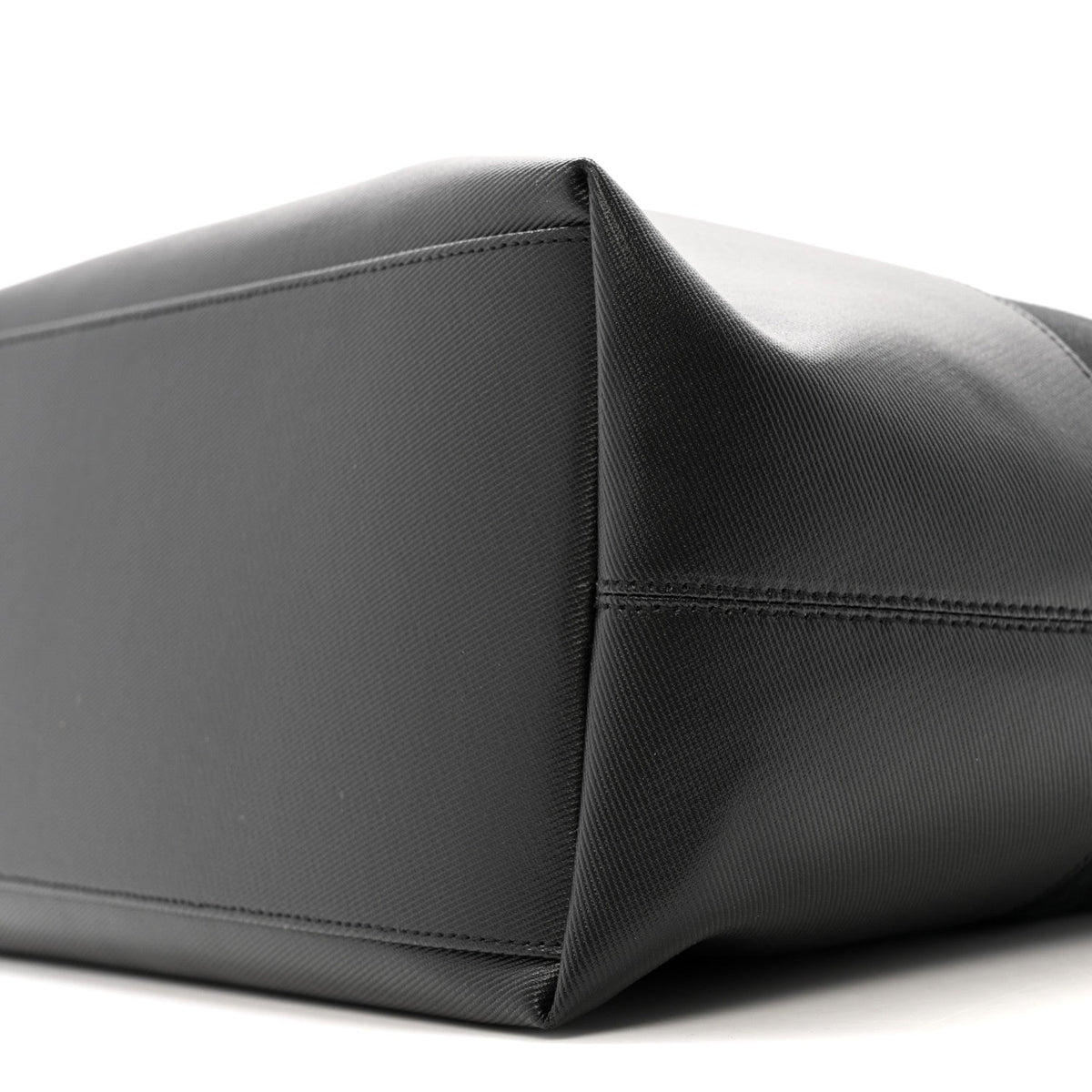 Calfskin Canvas Handbag - Black