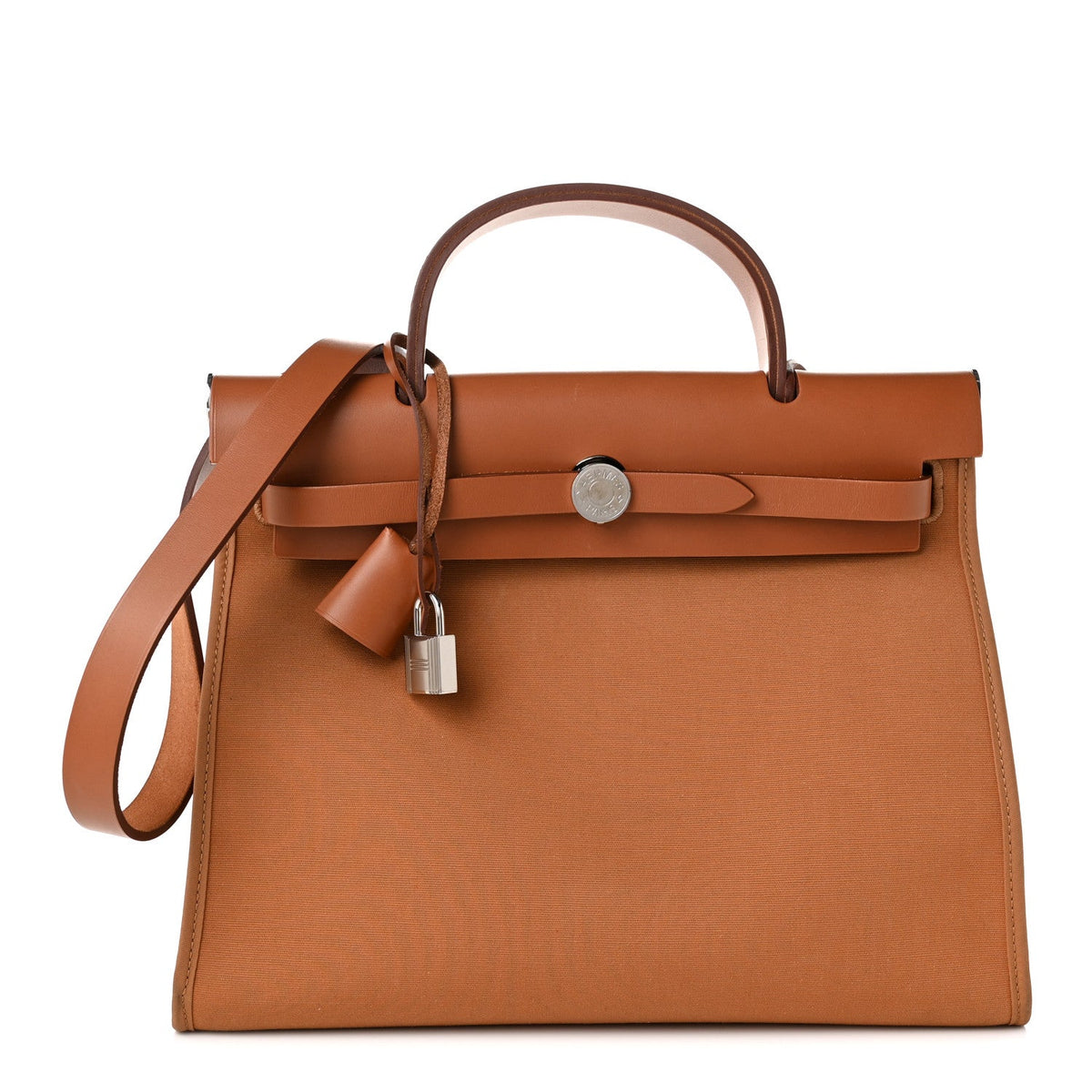 Toile Officier Vache Hunter Verso Herbag Handbag