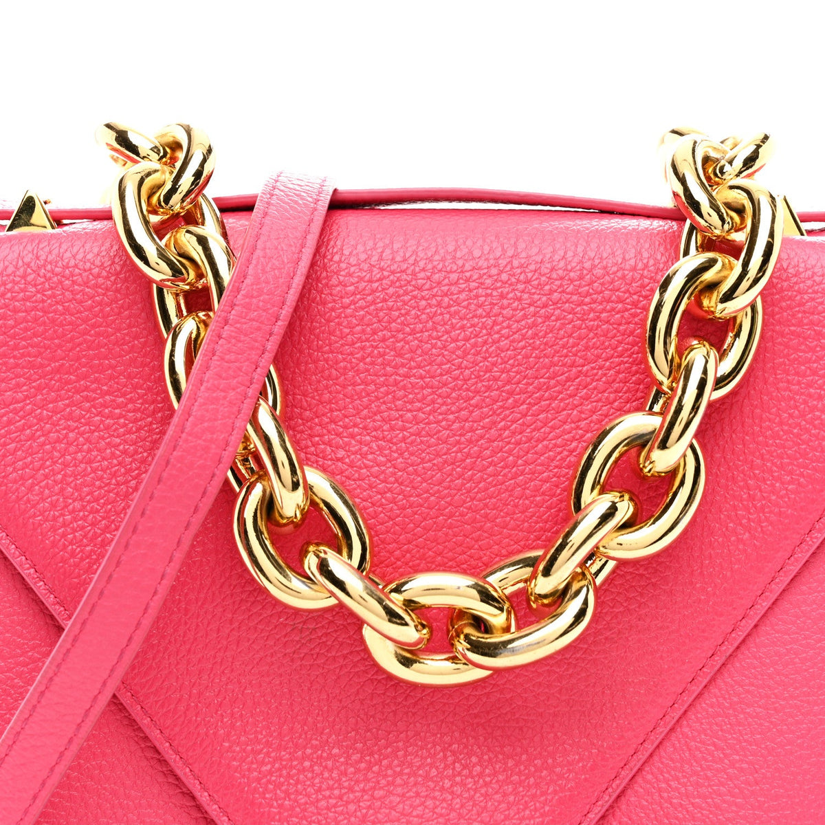 Calfskin Handbag - Pink