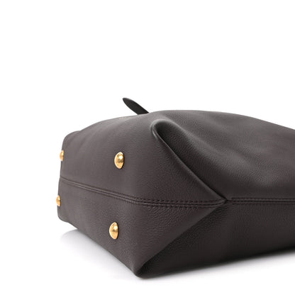 Calfskin Handbag - Chocolate