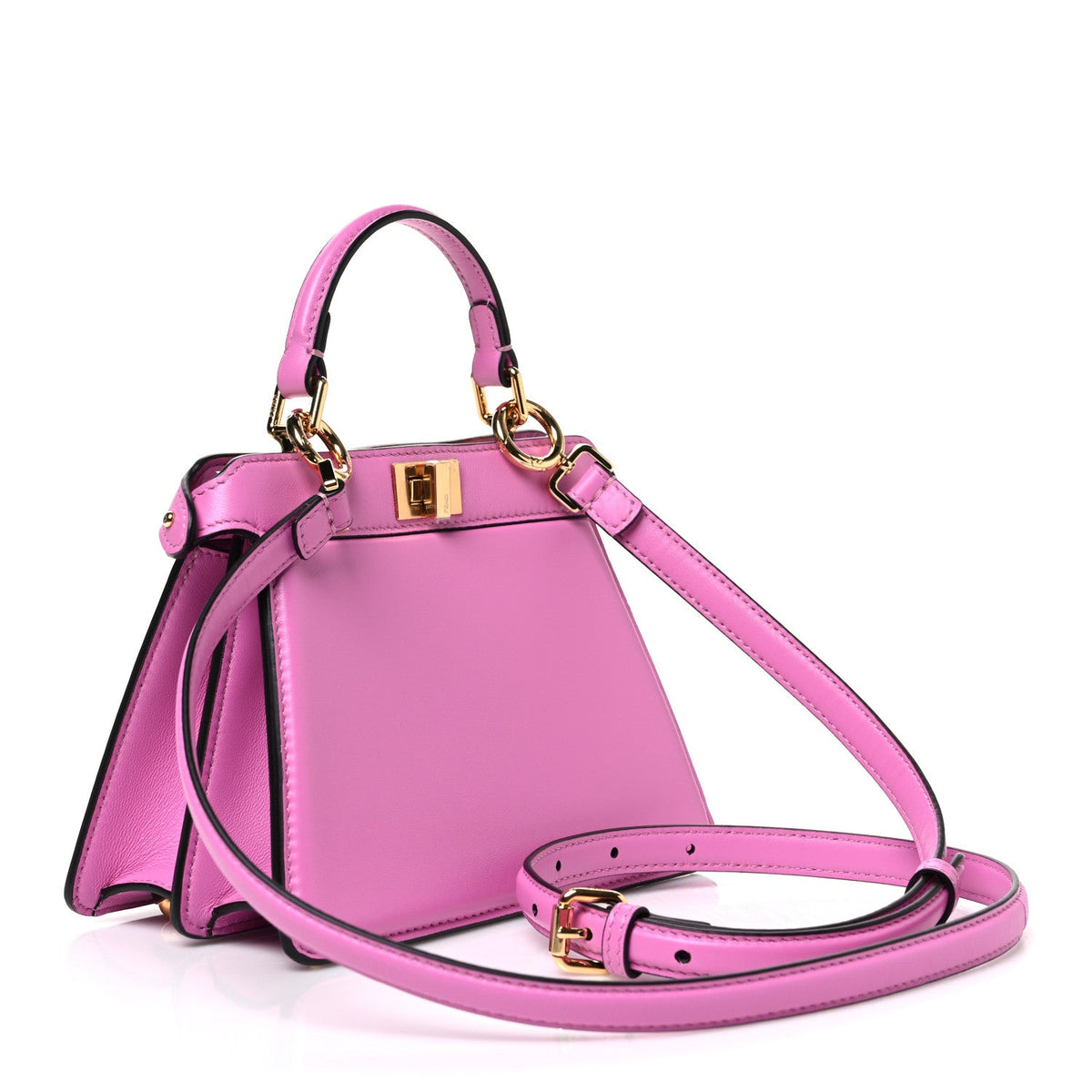 Nappa Satchel Bag - Rosa