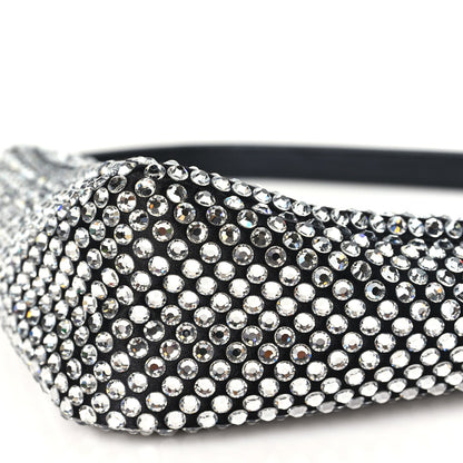 Satin Crystal Triangle Pouch Cristal Pouch