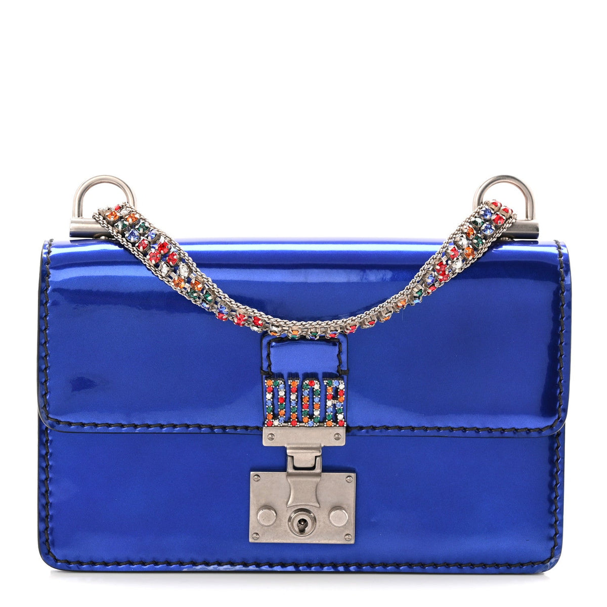 Flap Shoulder Bag - Blue