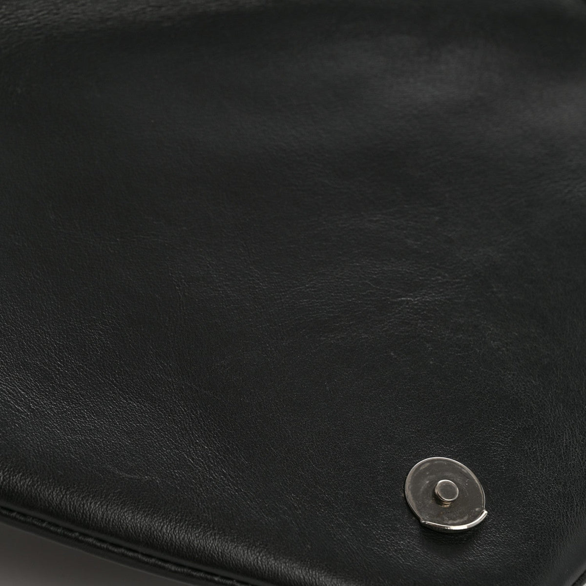 Large Quilted Calfskin Satchel Bag - Black