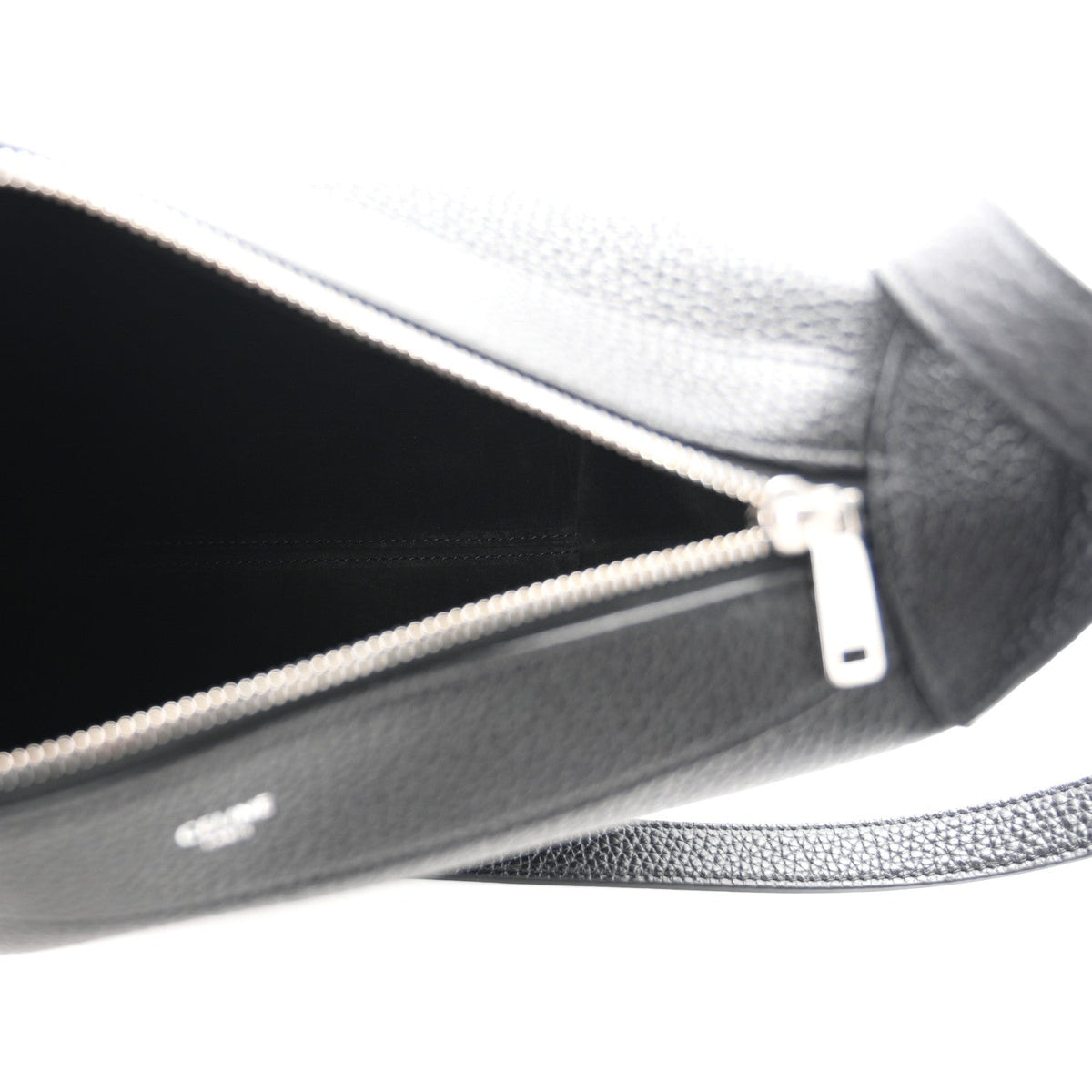 Calfskin Crossbody Bag - Black