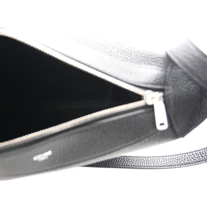 Calfskin Crossbody Bag - Black