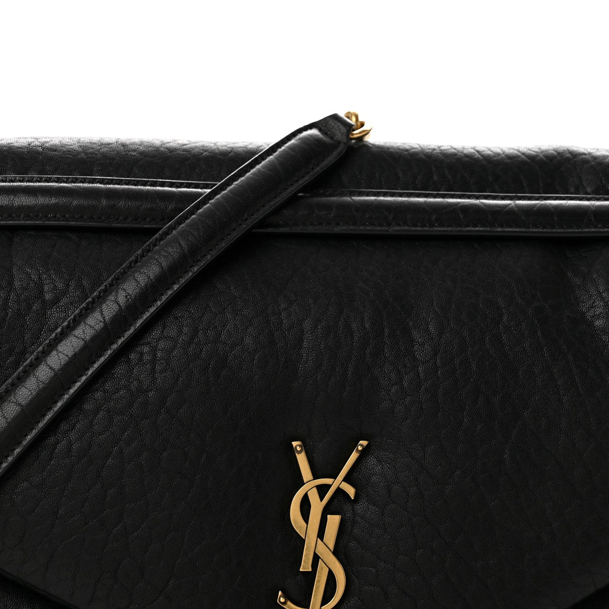 Large Lambskin Handbag - Black