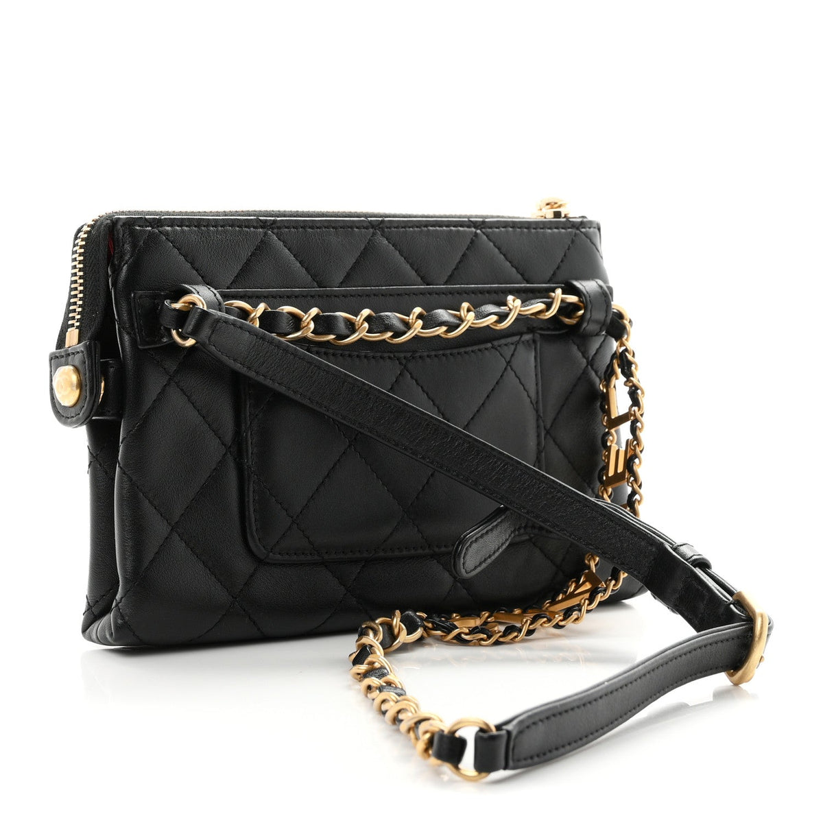 Calfskin Belt Bag - Black