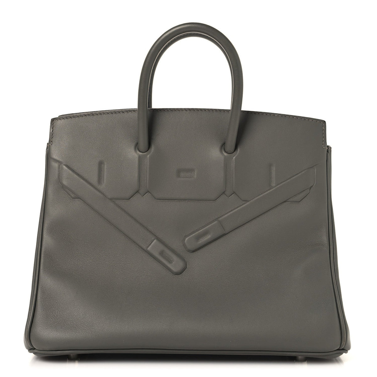 Swift Birkin Shadow 25 Gris Meyer Handbag