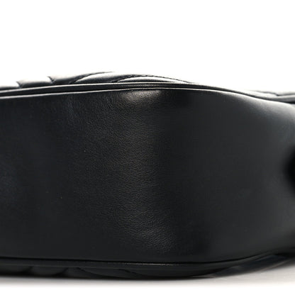 Small Calfskin Shoulder Bag - Black